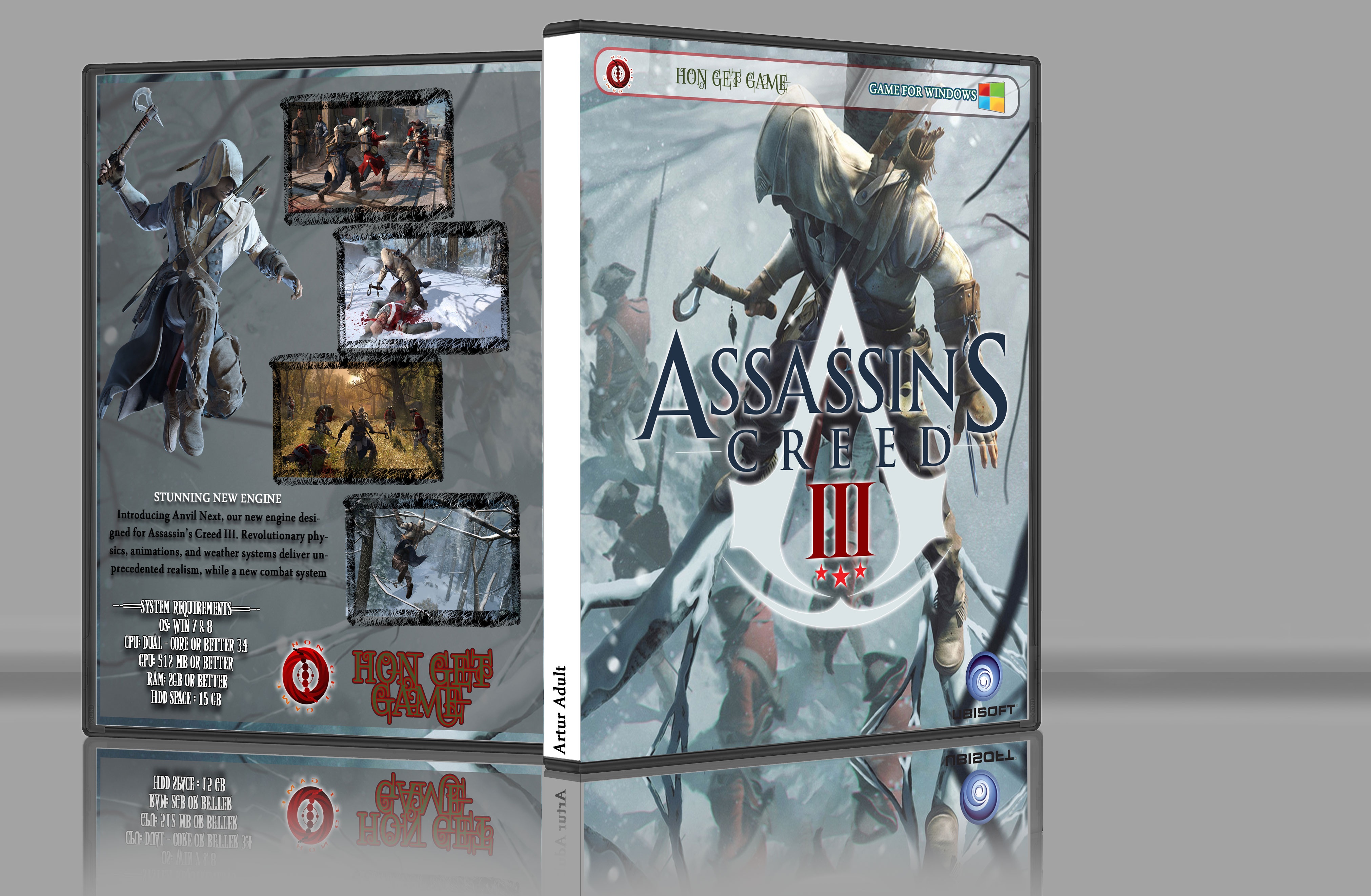 assassin's creed III box cover