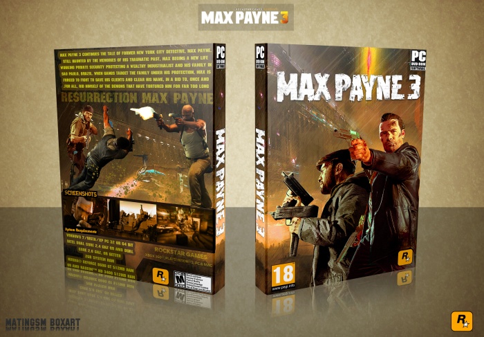 Painting interior tree game Max Payne 3 (Max Payne 3, PS4, ps5, Xbox, PC,  switch)