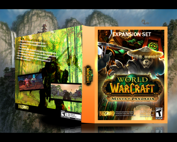 World of Warcraft : Mists of Pandaria box art cover