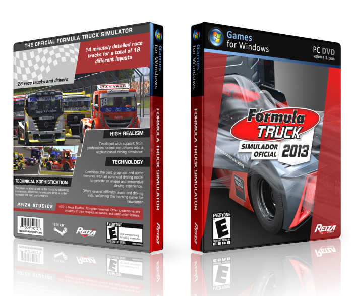 Formula Truck Simulator 2013 box art cover