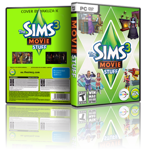 The Sims 3: Movie Stuff box cover