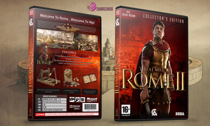 Total War Rome II Box Cover by shirazihaa