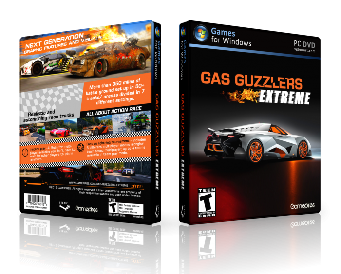 Gas Guzzlers Extreme box art cover