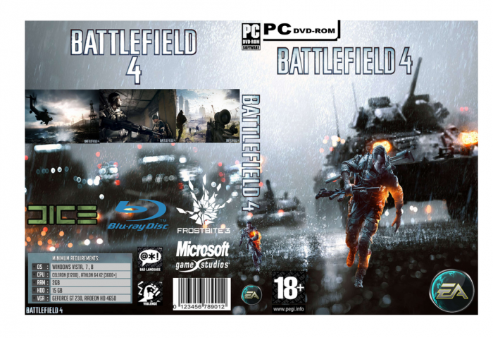 Battlefield 4 Pc Box Art Cover By Mehradds