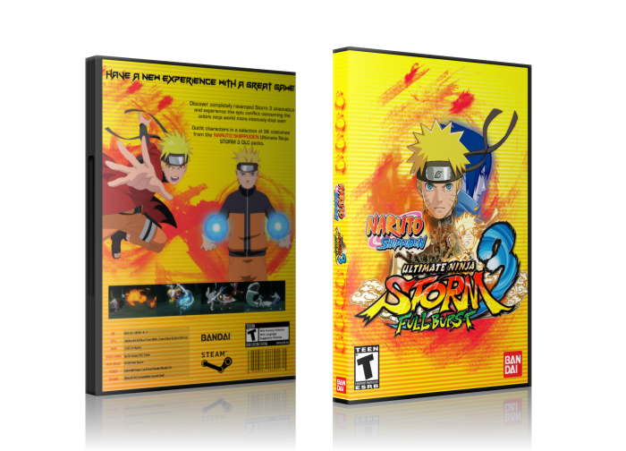 Naruto Shippuden: Ultimate Ninja Storm 3 : Fu box art cover