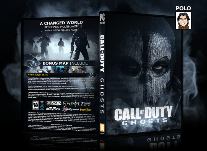 CALL of DUTY Ghosts two PlayStation 4 Box Art Cover by Austyn Derosier