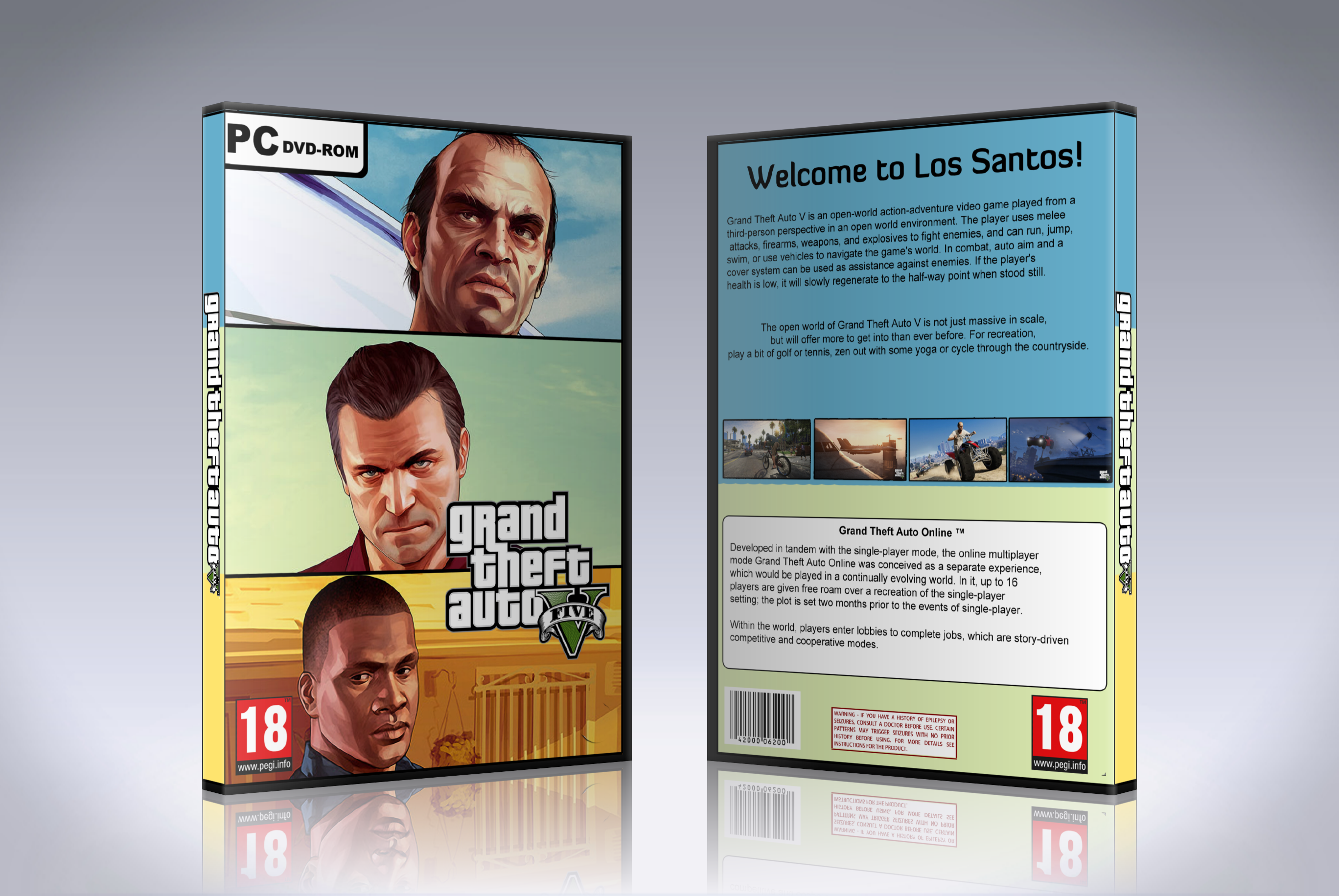 Grand Theft Auto: V box cover