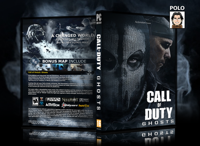 Call of Duty: Ghosts PC DVD-ROM PAL Russia — Complete Art Scans