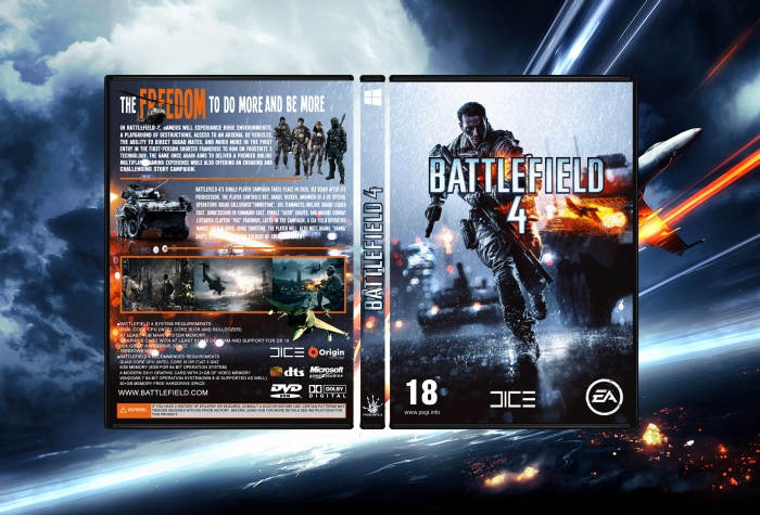 Battlefield 4 Premium Edition PC Box Art Cover by Reza05