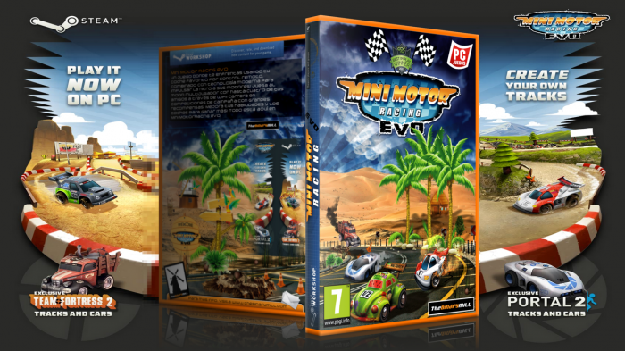 Mini Motor Racing Evo Cover Box box art cover