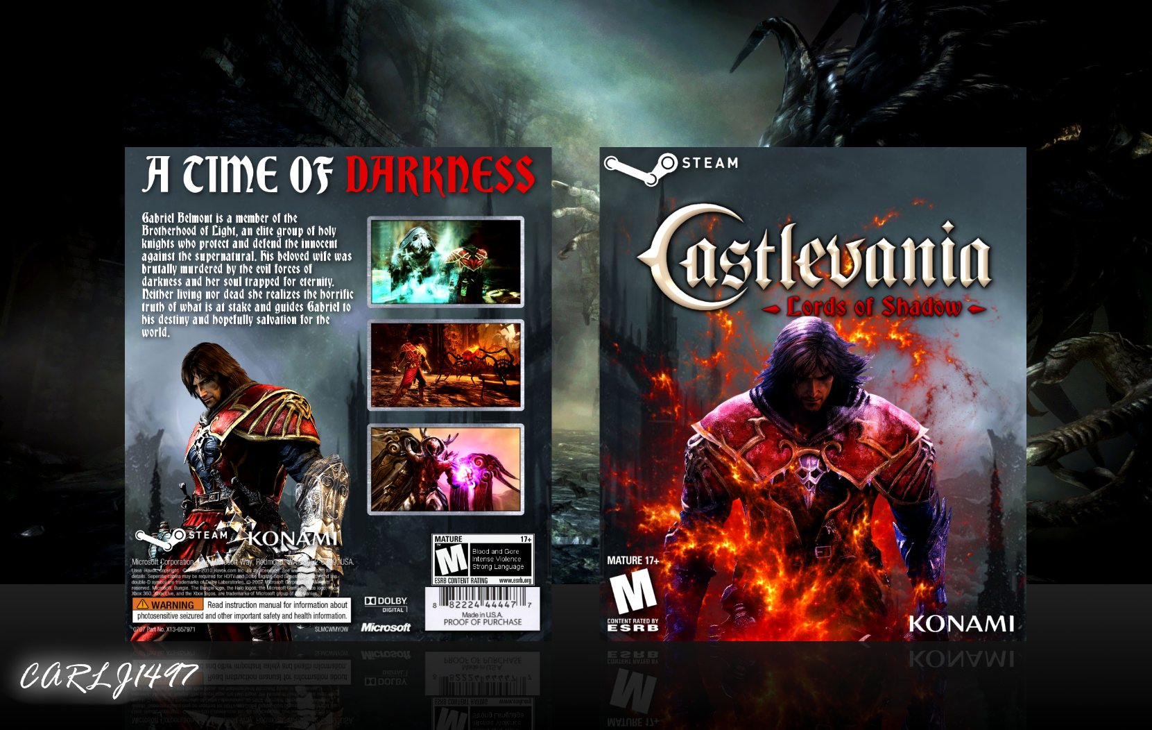 Castlevania: Lords of Shadow box cover