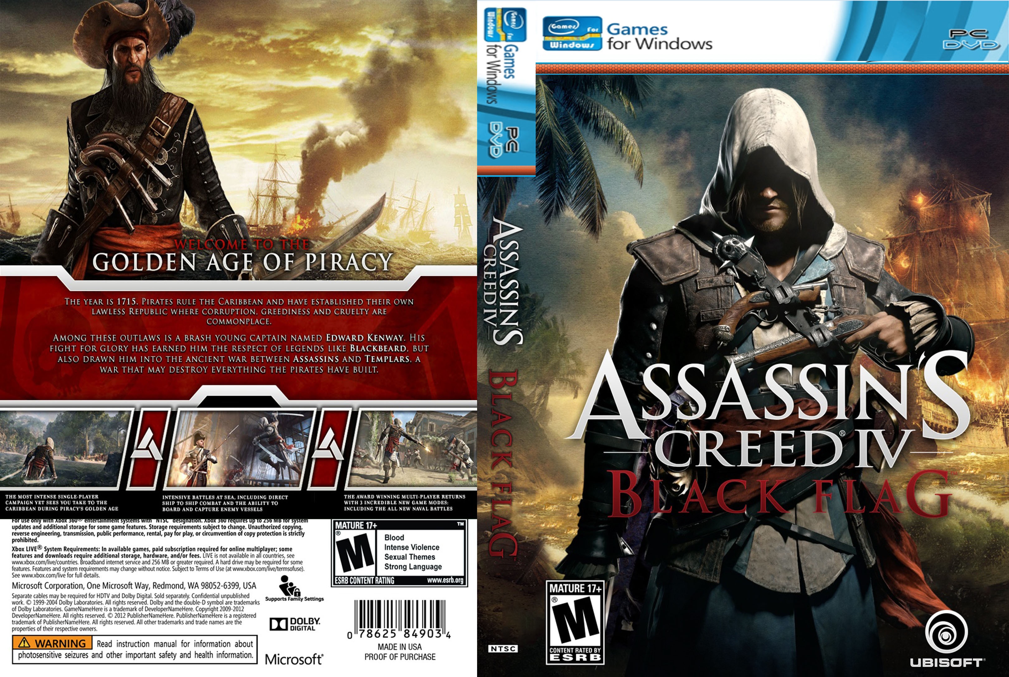 assassins creed 4 black flag cover