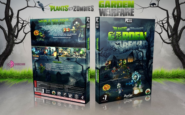 Plants Vs Zombies Garden Warfare Pc Box Art Cover By Shirazihaa