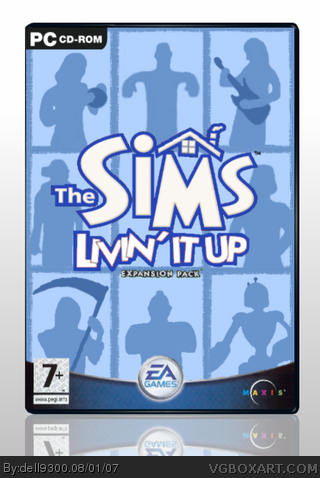 The Sims Livin' It Up box cover