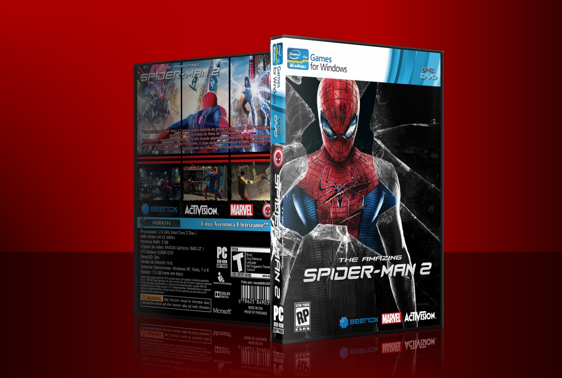 The Amazing Spider-Man 2 box cover