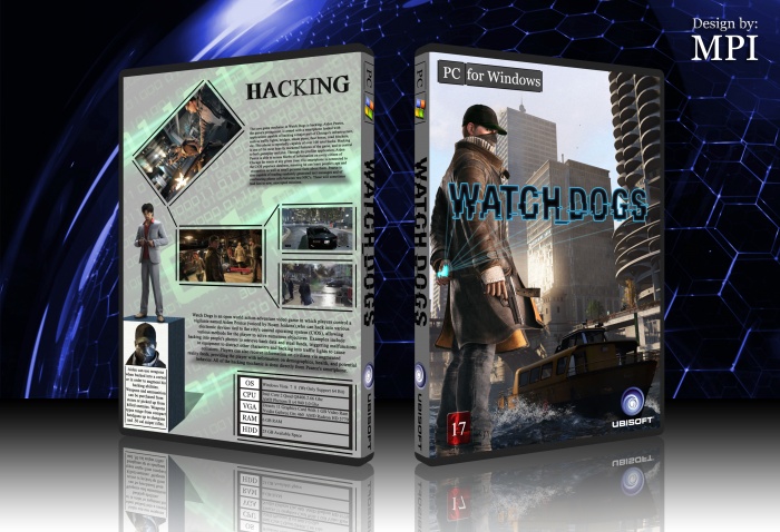 WATCH DOGS box art cover