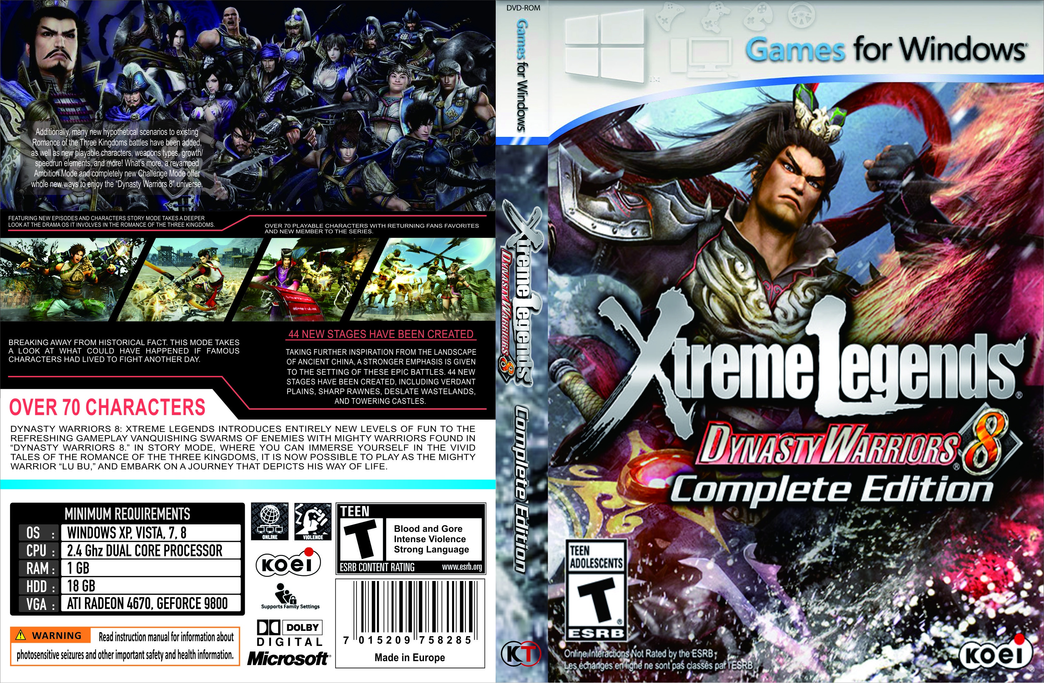 Dynasty Warriors 8 box cover