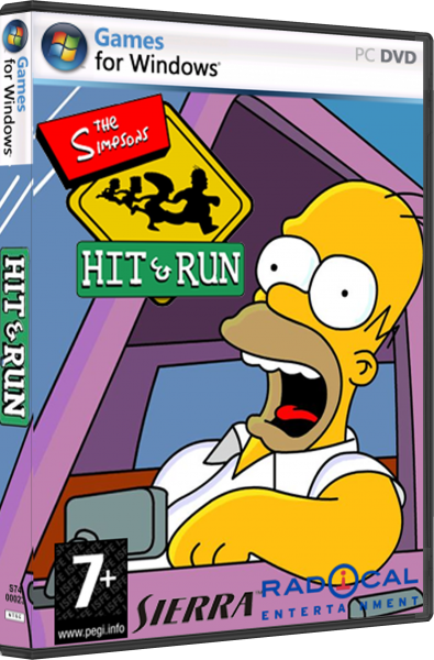 Simpsons: Hit & Run box art cover