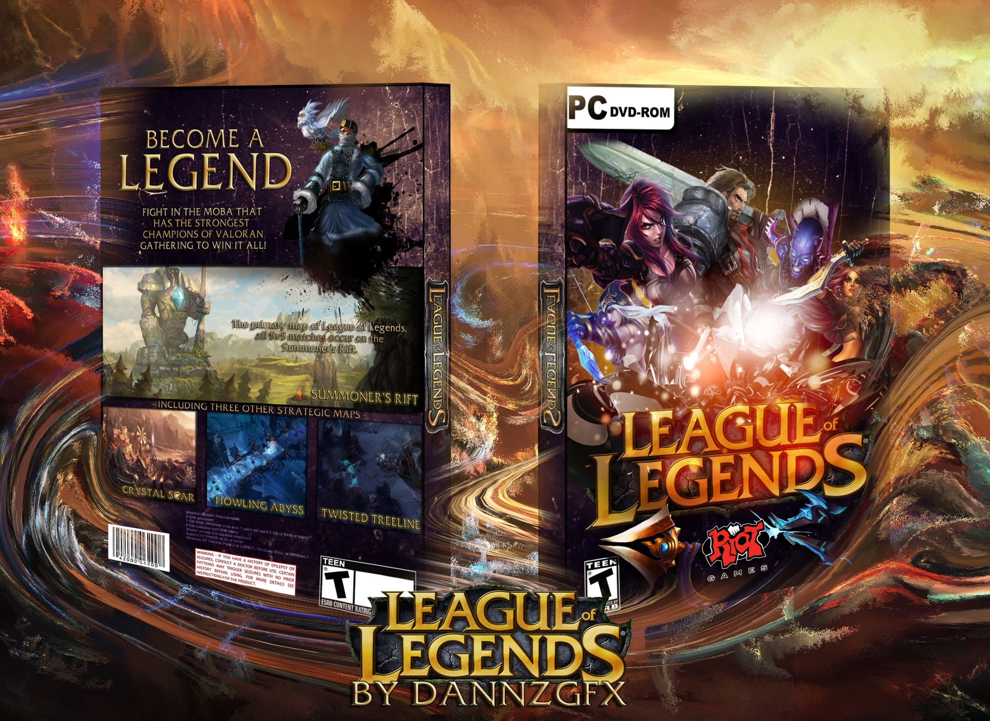 League of Legends box cover
