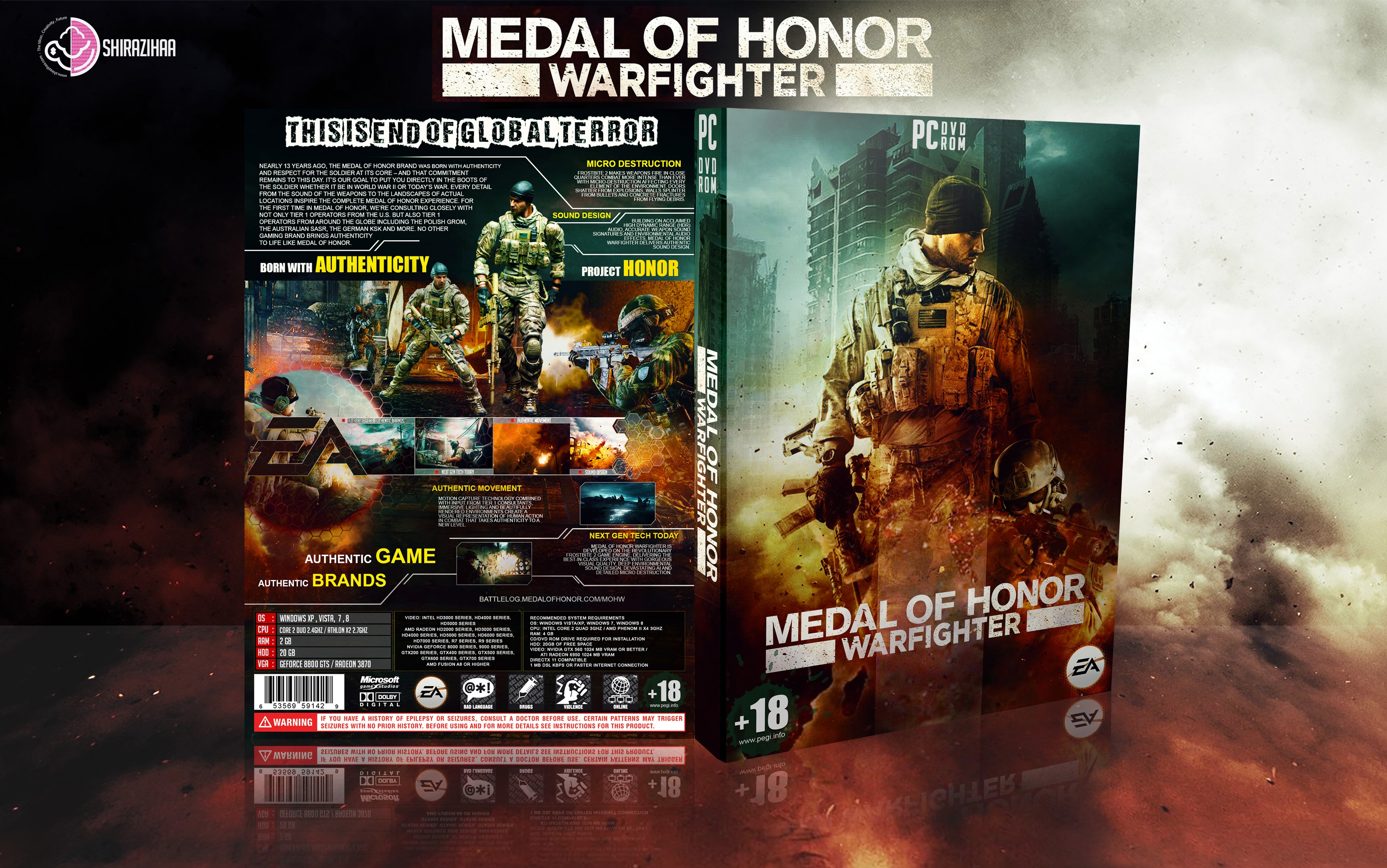 Medal of Honor Warfighter box cover