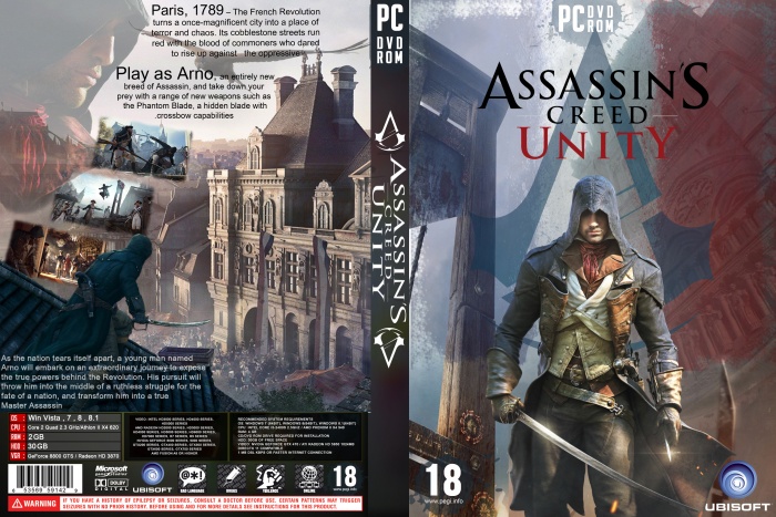 Assassin's Creed Unity - Cover Poster și Tablou