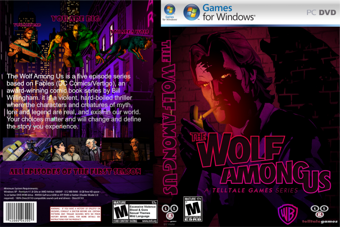 The Wolf Among Us All Episode box art cover
