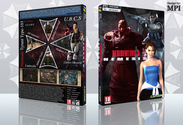 Resident Evil 3 Nemesis box art cover