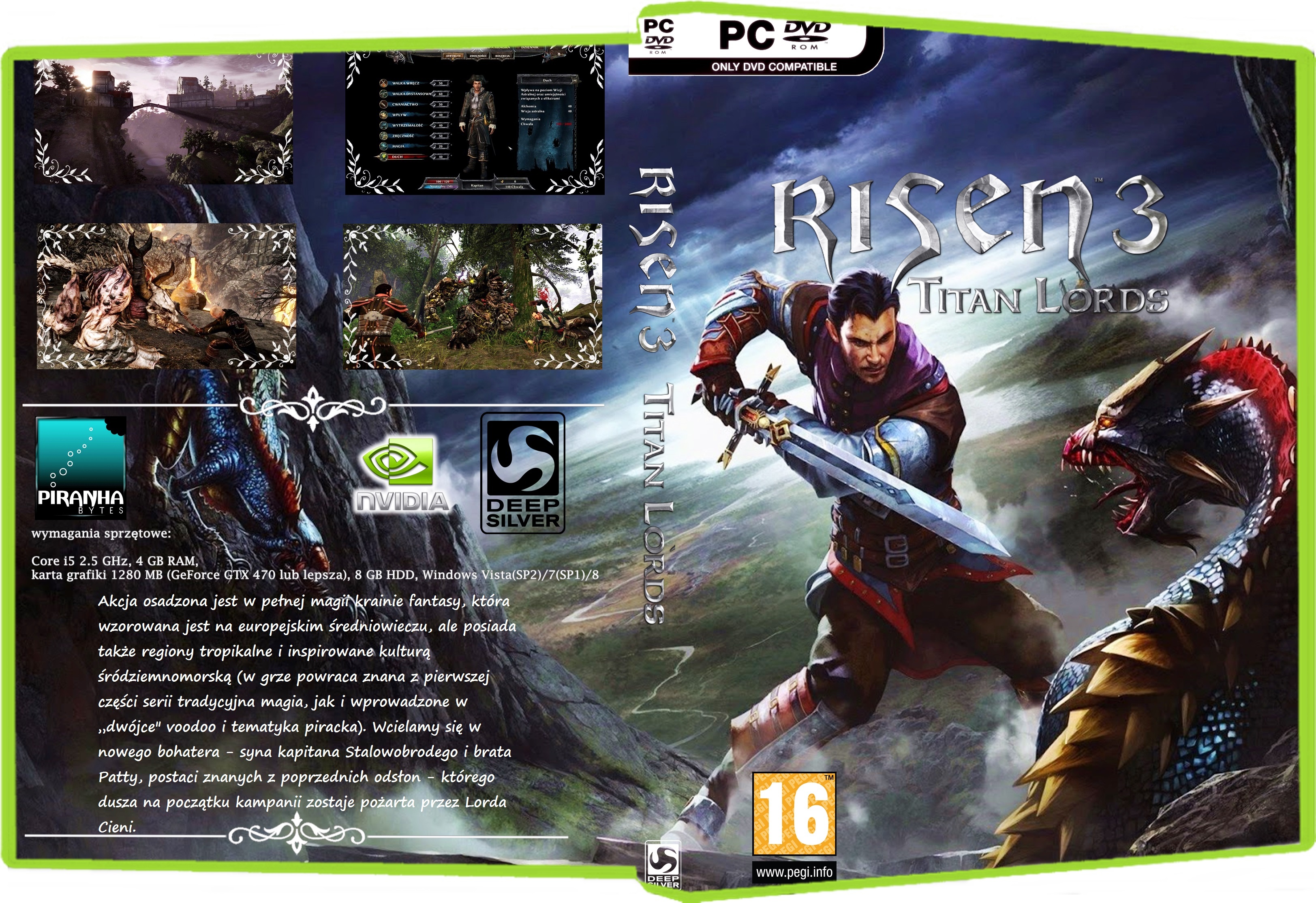 Risen 3: Titan Lords PL box cover