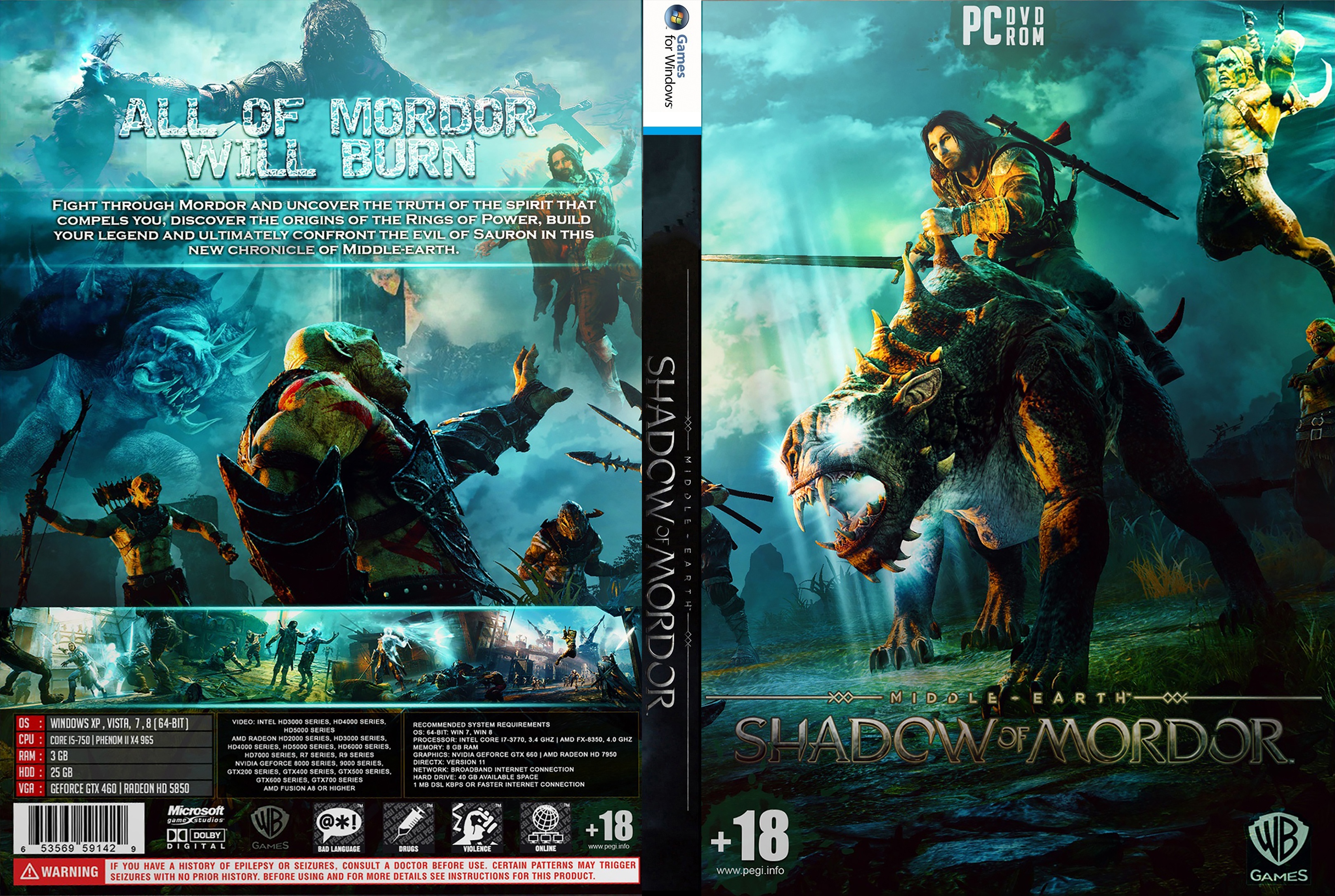 Middle earth shadow of mordor steam фото 94