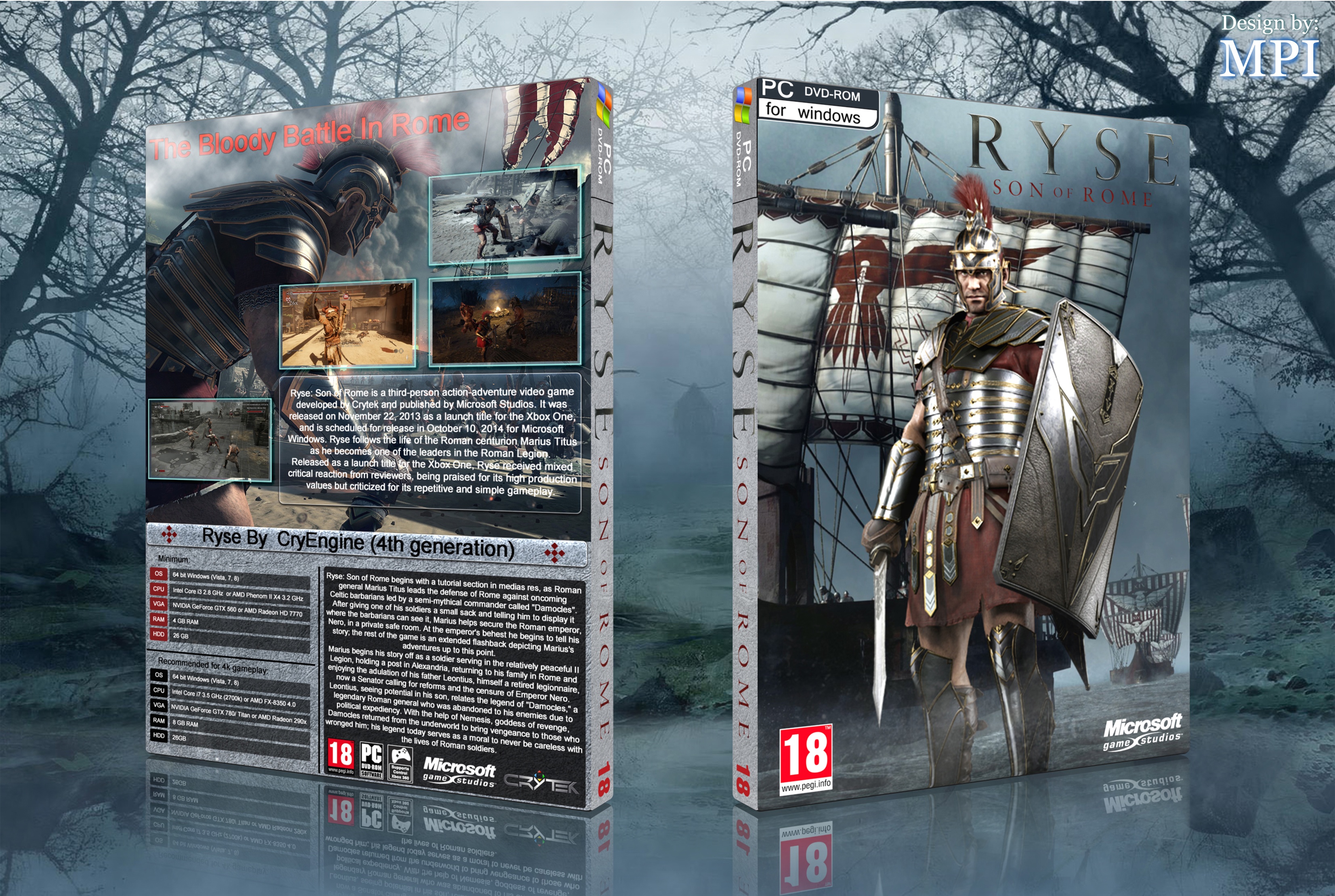 Ryse Son of Rome box cover