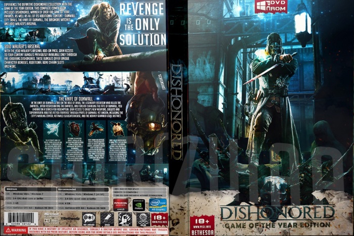Dishonored: Game Of The Year Edition box art cover