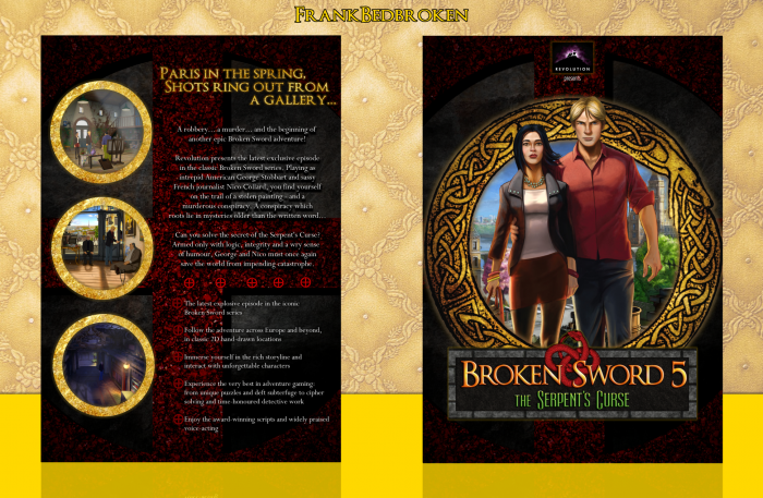 Broken Sword 5: The Serpent's Curse box art cover