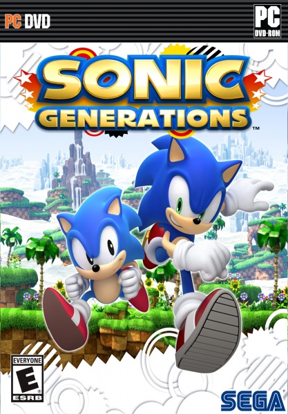 Sonic Generations for the PC box art cover