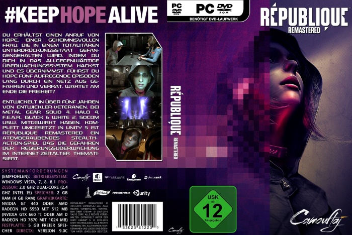 RÃ©publique Remastered box art cover