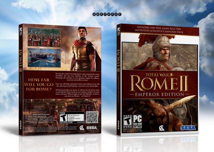 Total War Rome II : Emperor Edition box art cover