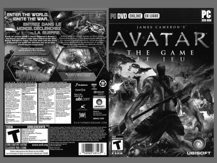 James Cameron's Avatar : The Game sur PC 