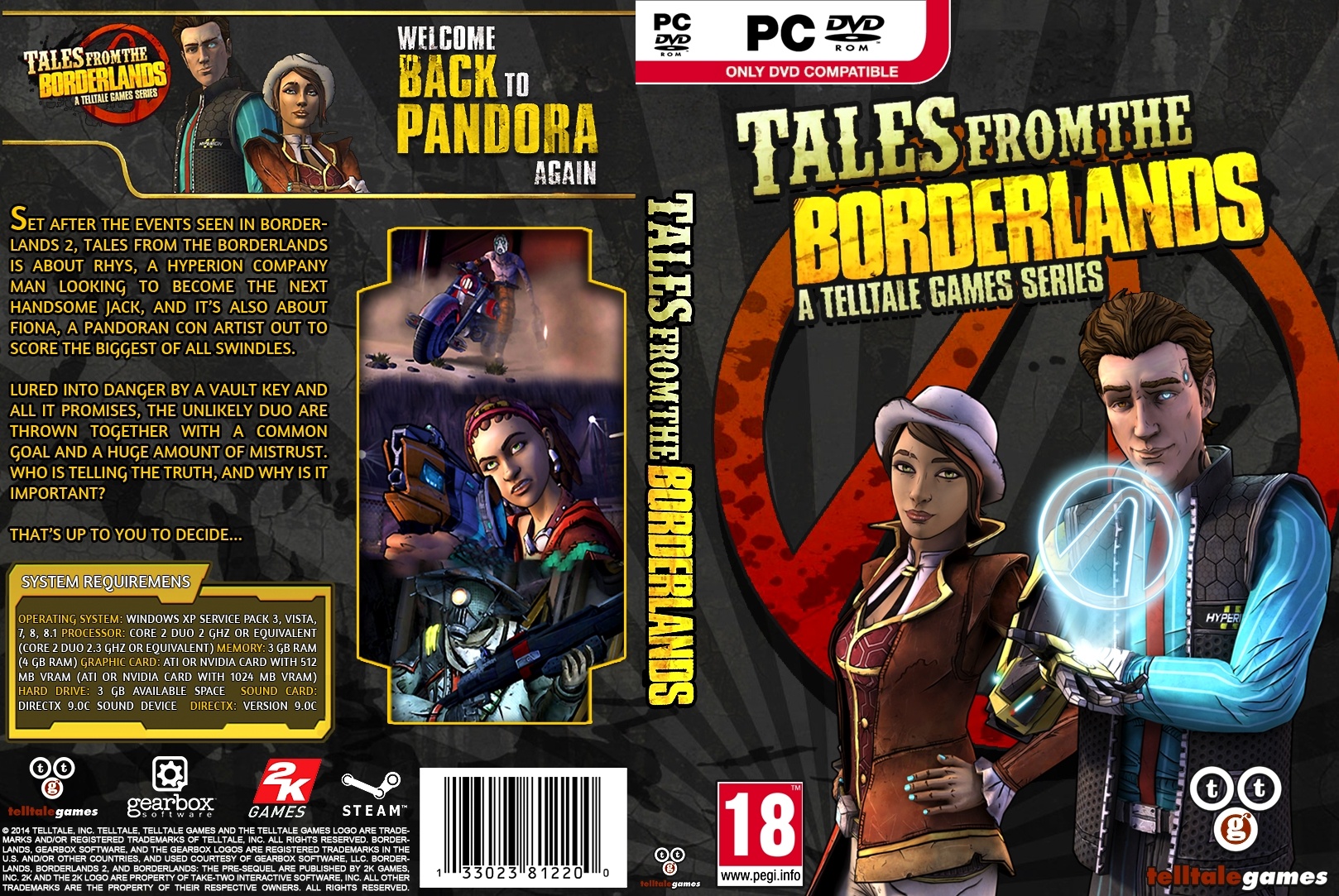 Tales from the Borderlands box cover