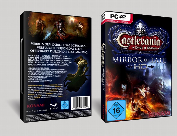 Castlevania: Lords of Shadow: Mirror of Fate box art cover