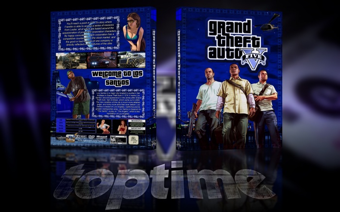 GTA V box art cover