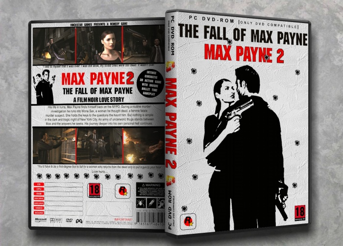 Max Payne 2 : The Fall Of Max Payne box art cover
