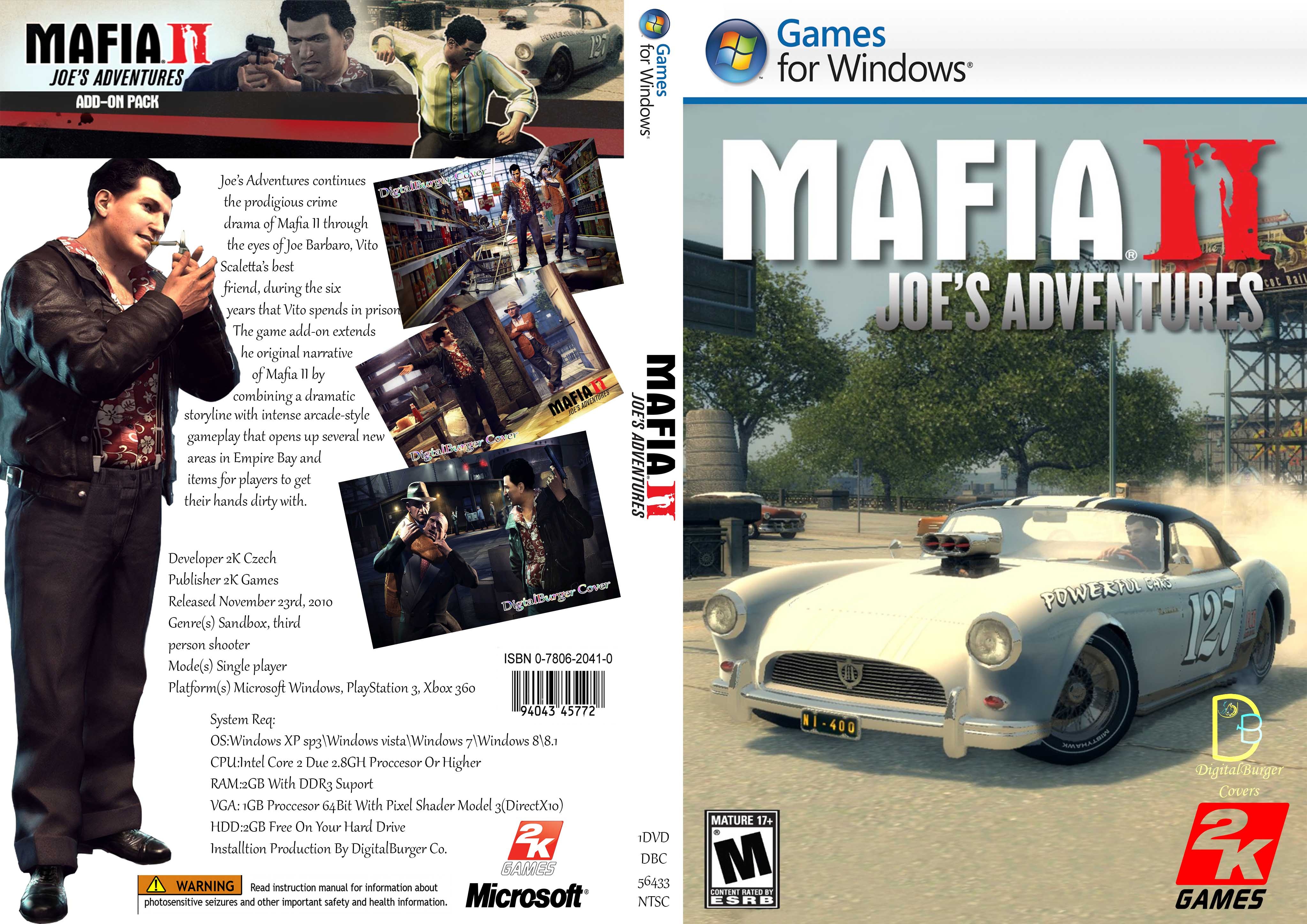 Mafia 2 ps3 Cover