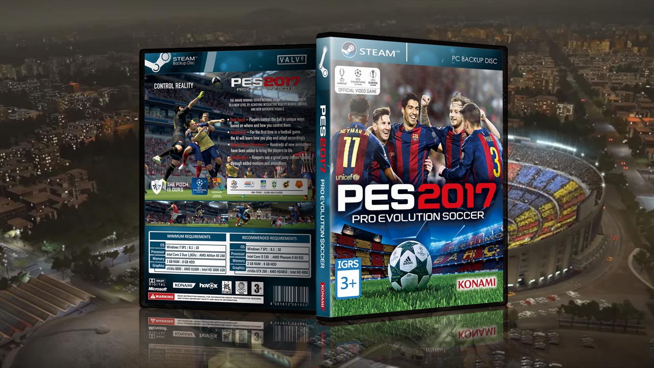 Как обновить pes 2017 в компьютере