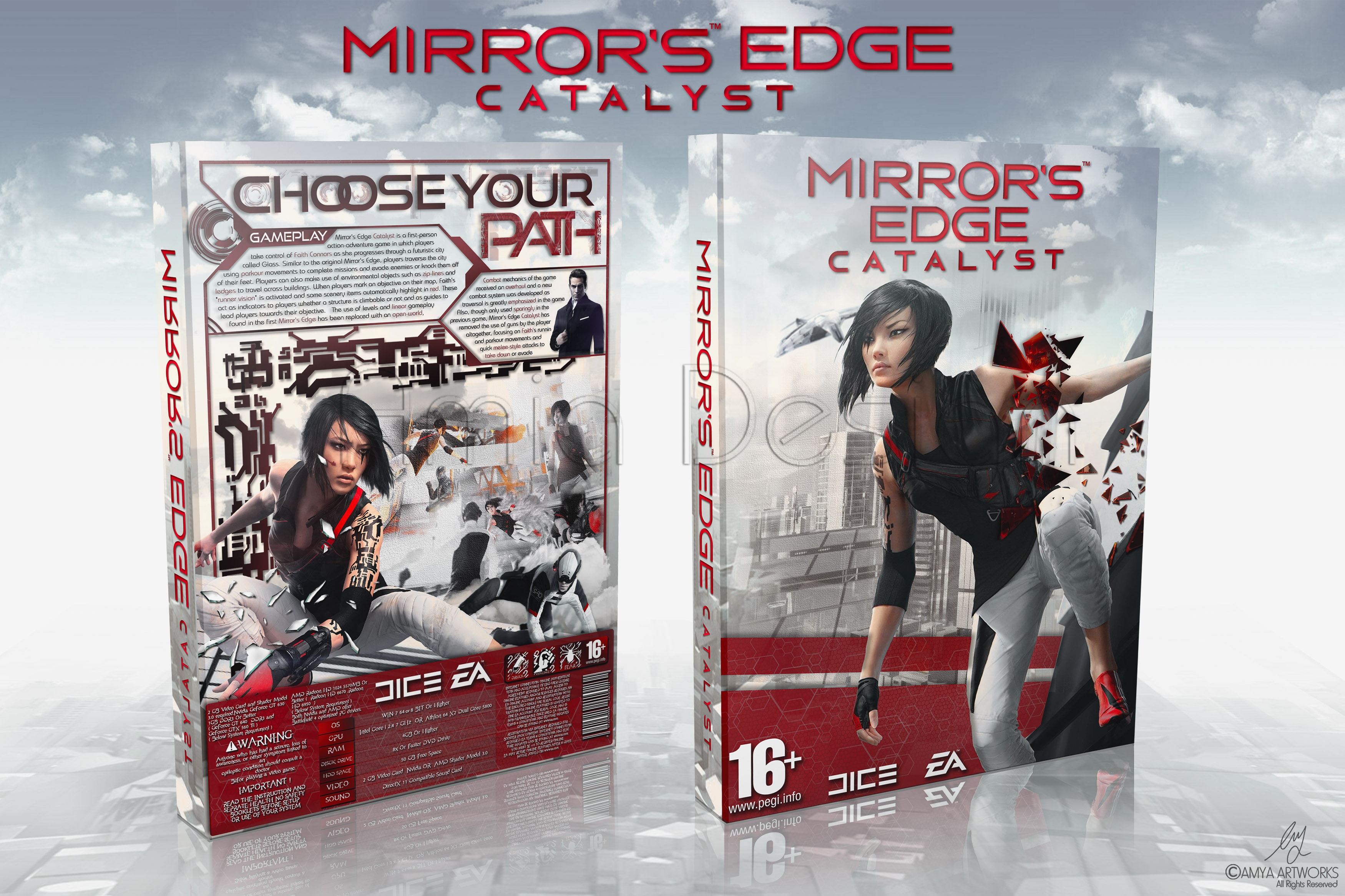 Mirror's Edge Catalyst box cover