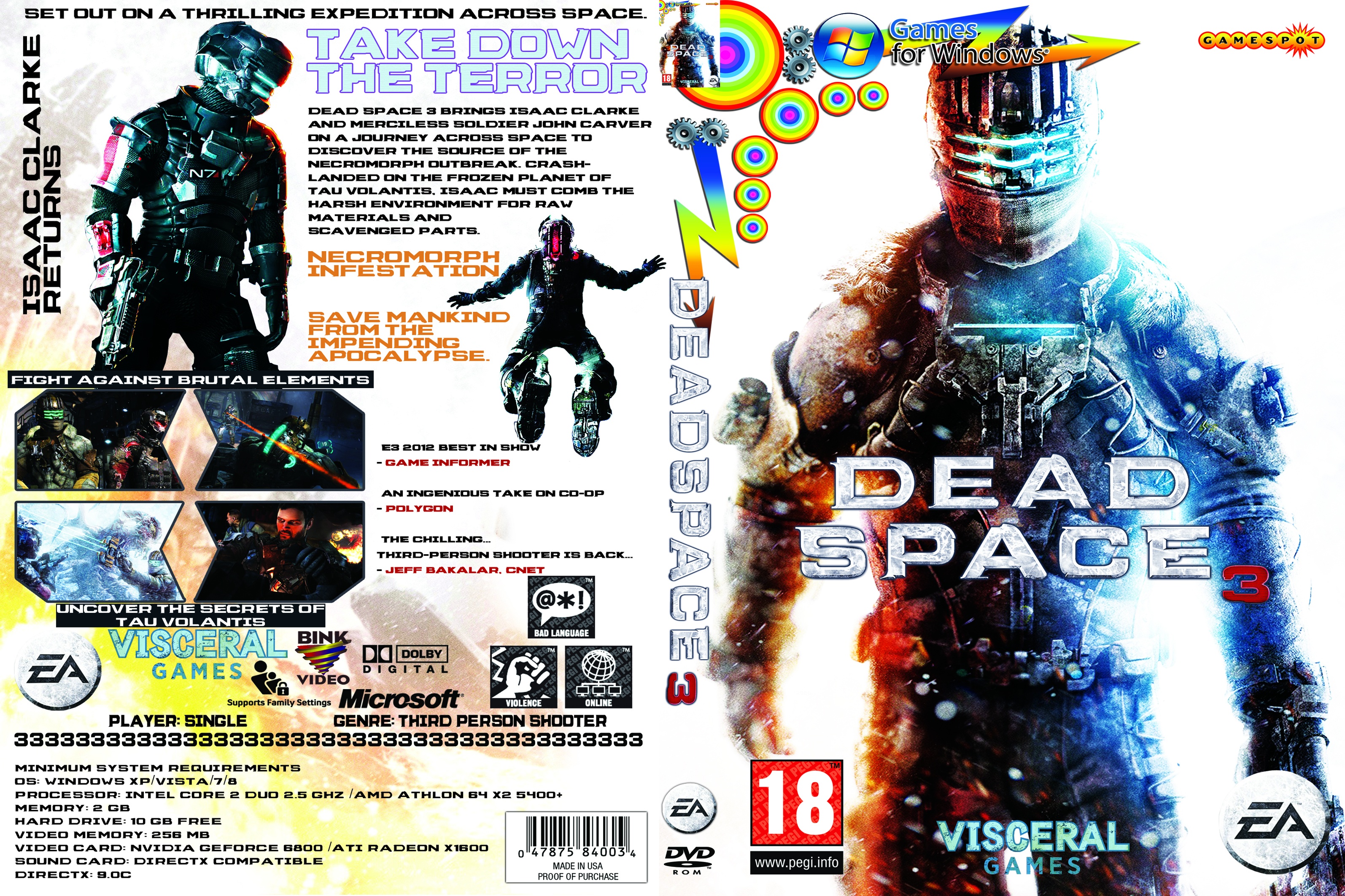 dead space 3 box cover