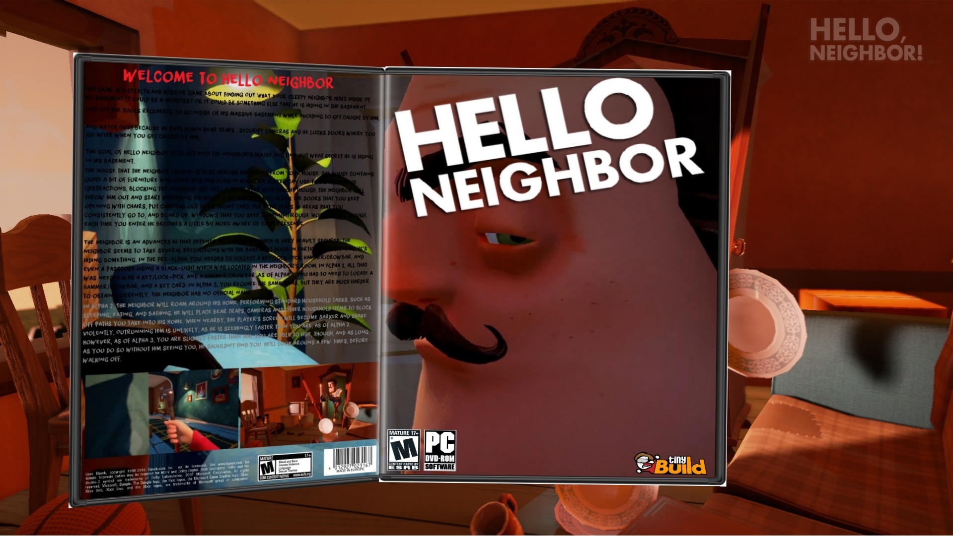 Hello Neighbor box cover