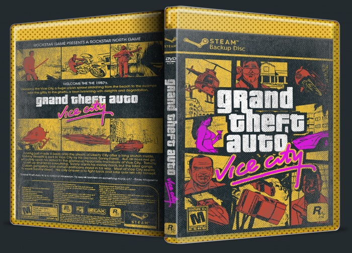 Grand Theft Auto: Vice City box art cover