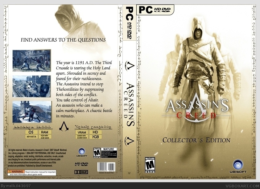 Assassin's Creed box cover