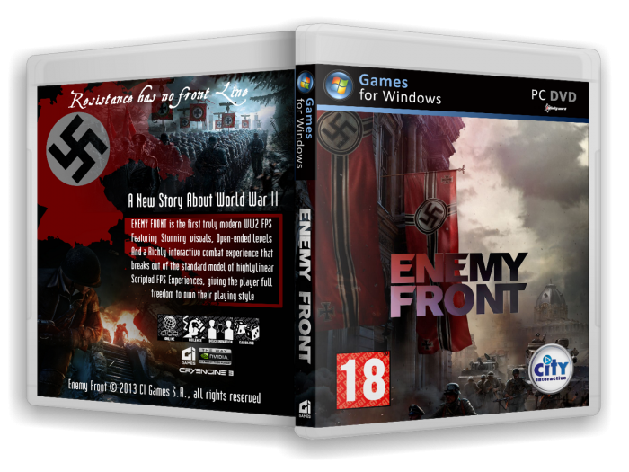 Enemy Front box art cover
