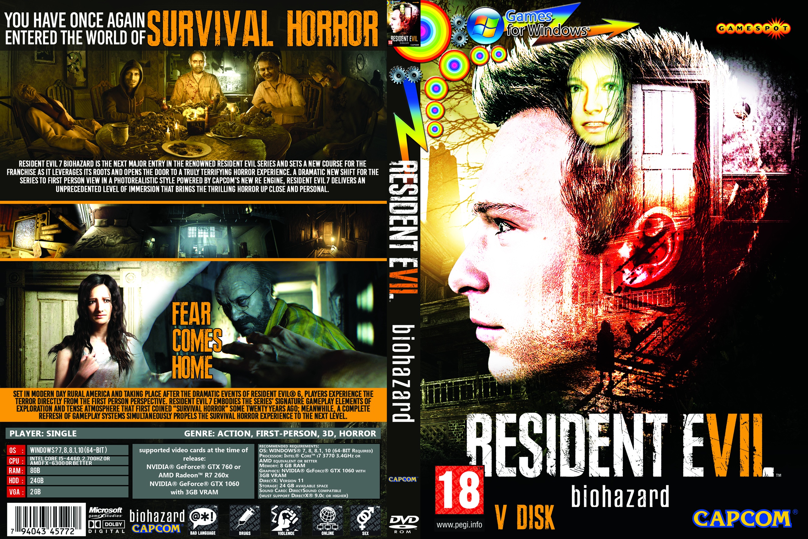 Resident evil 7 часов. Resident Evil 7 Biohazard обложка. Resident Evil 7 Cover. Resident Evil Biohazard Box Art. Resident Evil 7 ps4 обложка.