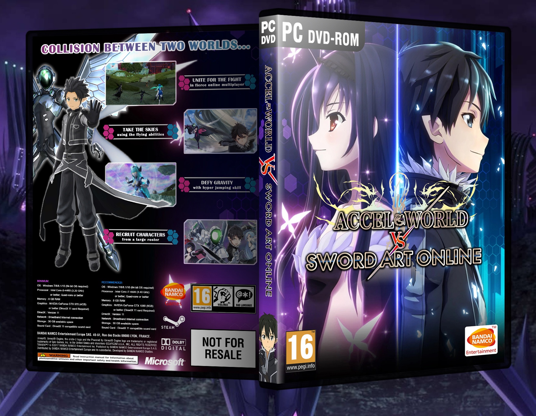 Accel World VS Sword Art Online box cover